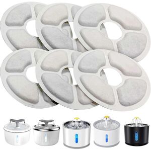 Unbranded (As show, One size) Cat Water Fountain Filter, 6 PCS Triple Action Fountain Filt Unbranded (As show, One size) Cat Water Fountain Filter, 6 PCS Triple Action Fountain Filt