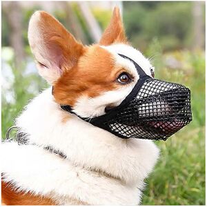 Unbranded (As show, One size) Dog Mask Soft Nylon Mask (Black, S) - Adjustable breathable Unbranded (As show, One size) Dog Mask Soft Nylon Mask (Black, S) - Adjustable breathable