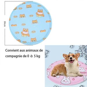 Unbranded (As show, One size) One Piece (Round Blue Puppy) Dog Cooling Mat - 30*30cm, Dog Unbranded (As show, One size) One Piece (Round Blue Puppy) Dog Cooling Mat - 30*30cm, Dog