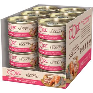 Wellness CORE Signature Selects, 24 x 79g, Flaked Skipjack Tuna & Salmon, Wet Ca Wellness CORE Signature Selects, 24 x 79g, Flaked Skipjack Tuna & Salmon, Wet Ca