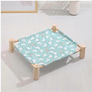 Unbranded (As show, One size) 1 Set (Alpaca) Solid Wood Canvas Pet Bed Dog Bed Cat Bed Qua Unbranded (As show, One size) 1 Set (Alpaca) Solid Wood Canvas Pet Bed Dog Bed Cat Bed Qua