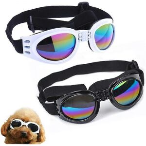 Unbranded (As show, One size) 2pcs Stylish Pet Dog Sunglasses Waterproof Windproof UV Prot Unbranded (As show, One size) 2pcs Stylish Pet Dog Sunglasses Waterproof Windproof UV Prot