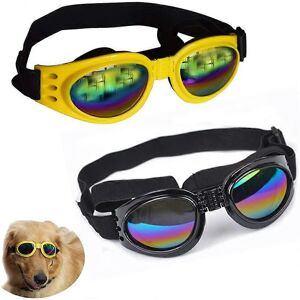 Unbranded (As show, One size) 2 Stylish Pet Goggles Cool Dog Sunglasses Waterproof Windpro Unbranded (As show, One size) 2 Stylish Pet Goggles Cool Dog Sunglasses Waterproof Windpro