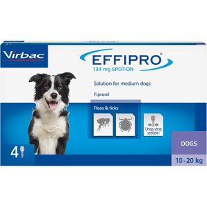 (Medium Dogs 10-20kg) Effipro Spot On Flea, TIck Treatment for Cat & Dog (Medium Dogs 10-20kg) Effipro Spot On Flea, TIck Treatment for Cat & Dog
