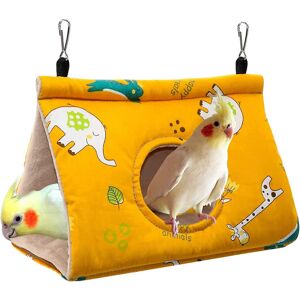 Unbranded (As show, One size) Parrot Hammock Bird Nest Warm Soft Plush Hammock Hanging Cag Unbranded (As show, One size) Parrot Hammock Bird Nest Warm Soft Plush Hammock Hanging Cag