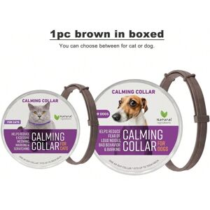 Gaatpot (1pc Brown in boxed, CALMING for dog 70cm) 38/70cm Effective Safe Calming Collar Gaatpot (1pc Brown in boxed, CALMING for dog 70cm) 38/70cm Effective Safe Calming Collar