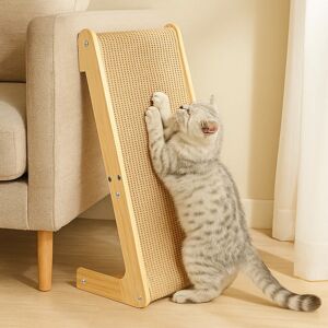 Unbranded Dual-Use Sisal Cat Scratcher Large L Shape Scratch Pad for Cats Unbranded Dual-Use Sisal Cat Scratcher Large L Shape Scratch Pad for Cats