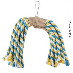 Unbranded Parrot Toy Bird Chewing Toys Hanging Cotton Rope Parrot Playing Toy Unbranded Parrot Toy Bird Chewing Toys Hanging Cotton Rope Parrot Playing Toy