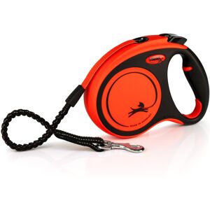 Flexi Xtreme Tape Orange & Black Medium 5m Retractable Dog Leash/Lead for dogs u Flexi Xtreme Tape Orange & Black Medium 5m Retractable Dog Leash/Lead for dogs u