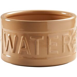 Mason Cash Cane Lettered Stoneware Water Bowl, 15 cm Mason Cash Cane Lettered Stoneware Water Bowl, 15 cm