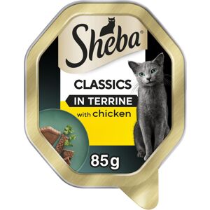 Sheba Classics Cat Food Tray with Chicken in Terrine 2x11x85g Sheba Classics Cat Food Tray with Chicken in Terrine 2x11x85g