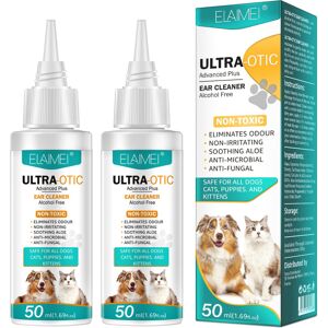 Smddx Dog Ear Drops,(50mlx2) Dog Ear Drops for Infection Antibiotics,Ear Cleaner Smddx Dog Ear Drops,(50mlx2) Dog Ear Drops for Infection Antibiotics,Ear Cleaner