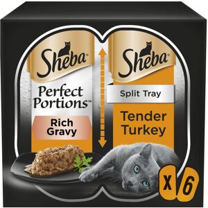 Sheba Perfect Portions Cat Food Tray with Turkey Chunks in Gravy (pack of 8) Sheba Perfect Portions Cat Food Tray with Turkey Chunks in Gravy (pack of 8)