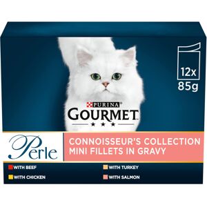 Gourmet Perle Connoisseurs Collection Gravy Wet Cat Food 12x85G, Pack of 4 Gourmet Perle Connoisseurs Collection Gravy Wet Cat Food 12x85G, Pack of 4