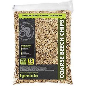Komodo Coarse Beech Chips, Substrate for Reptiles, Natural Substrate, Reptile Su Komodo Coarse Beech Chips, Substrate for Reptiles, Natural Substrate, Reptile Su