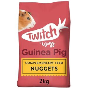 Wagg Twitch Guinea Pig Food 2kg (Pack of 4) - Complementary Feed Nuggets Wagg Twitch Guinea Pig Food 2kg (Pack of 4) - Complementary Feed Nuggets