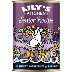 Lily's Kitchen Made with Natural Ingredients Wet Dog Food Tin Senior Recipe with Lily's Kitchen Made with Natural Ingredients Wet Dog Food Tin Senior Recipe with