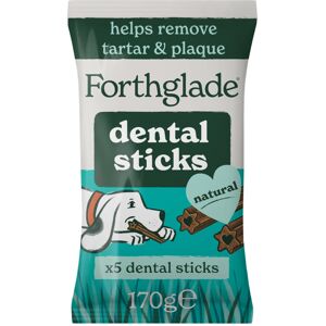 Forthglade Natural Dog Dental Sticks (10 x 170 Bags) - Grain Free & Plant-Based Forthglade Natural Dog Dental Sticks (10 x 170 Bags) - Grain Free & Plant-Based