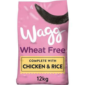 Wagg Wheat Free Complete Dry Adult Dog Food Chicken & Rice 12kg - For Sensitive Wagg Wheat Free Complete Dry Adult Dog Food Chicken & Rice 12kg - For Sensitive