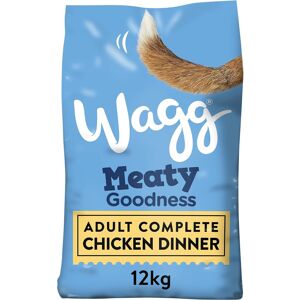 Wagg Meaty Goodness Complete Dry Adult Dog Food Chicken Dinner 12kg - Meaty Ingr Wagg Meaty Goodness Complete Dry Adult Dog Food Chicken Dinner 12kg - Meaty Ingr