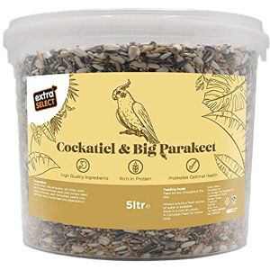 Extra Select Cockatiel & Big Parakeet Food: Complete High-Protein Bird Seed Mix Extra Select Cockatiel & Big Parakeet Food: Complete High-Protein Bird Seed Mix