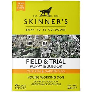 Skinners Skinner's Field & Trial Puppy & Junior - Chicken & Garden Veg, Wet Dog Food, Gra Skinners Skinner's Field & Trial Puppy & Junior - Chicken & Garden Veg, Wet Dog Food, Gra