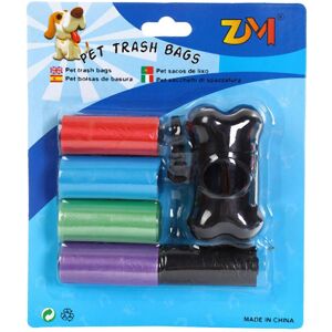 Unbranded (Blue, One size) Dog Poop Bag Dispenser with 5 Roll Poop Bags Disposable Leak Pr Unbranded (Blue, One size) Dog Poop Bag Dispenser with 5 Roll Poop Bags Disposable Leak Pr