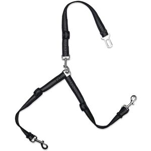 Unbranded (Black, One size) Pet Car Safety Belt with Double Ends Adjustable Pet Car Safety Unbranded (Black, One size) Pet Car Safety Belt with Double Ends Adjustable Pet Car Safety