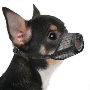 Kikidex (S, One size) Breathable Soft Mesh Dog Muzzle For Small/medium Breeds - Chihuahu Kikidex (S, One size) Breathable Soft Mesh Dog Muzzle For Small/medium Breeds - Chihuahu