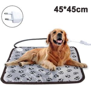 Kikidex (US Plug 45x45cm, One size) Heating Mat Pet Heating Pad Waterproof Heat Mat Warm Kikidex (US Plug 45x45cm, One size) Heating Mat Pet Heating Pad Waterproof Heat Mat Warm