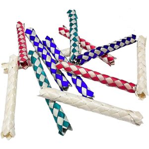 Kikidex (As show, One size) 25 Pcs Chinese Finger Traps Classic Bamboo Finger Trap Bird Kikidex (As show, One size) 25 Pcs Chinese Finger Traps Classic Bamboo Finger Trap Bird
