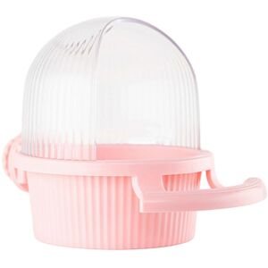 Unbranded (Pink, One size) Hanging Bird Feeder for Cage Large Capacity Plastic Parrots Foo Unbranded (Pink, One size) Hanging Bird Feeder for Cage Large Capacity Plastic Parrots Foo