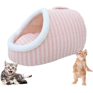 Unbranded Cozy Hideaway Pet Bed, Cave Dog Bed for Dogs With Cover (45 x 30 x 25CM, Pink) Unbranded Cozy Hideaway Pet Bed, Cave Dog Bed for Dogs With Cover (45 x 30 x 25CM, Pink)