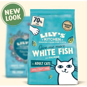 Unbranded Lily's Kitchen Made with Natural Ingredients Adult Dry Cat Food White Fish with Unbranded Lily's Kitchen Made with Natural Ingredients Adult Dry Cat Food White Fish with