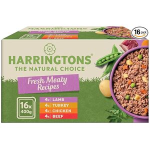 Harringtons Grain Free Hypoallergenic Wet Dog Food Meaty Pack 16x400g - Chicken, Harringtons Grain Free Hypoallergenic Wet Dog Food Meaty Pack 16x400g - Chicken,