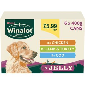 Purina WINALOT Classics Mixed in Jelly Wet Dog Food 400g (Pack of 6) Purina WINALOT Classics Mixed in Jelly Wet Dog Food 400g (Pack of 6)