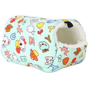 Unbranded 8x8 Cartoon Green Hamster Nest - Cotton & Sponge for Small Pets' Comfort Unbranded 8x8 Cartoon Green Hamster Nest - Cotton & Sponge for Small Pets' Comfort