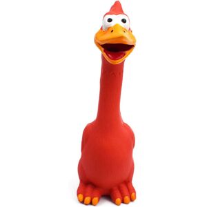 Unbranded Red Interactive Bite-Resistant Dog Squeaky Chicken Toy for All Sizes Unbranded Red Interactive Bite-Resistant Dog Squeaky Chicken Toy for All Sizes