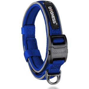 GreenZech (Blue, M) Reflective Dog Collar Comfort Soft Neoprene Padded Nylon Ultra Safety GreenZech (Blue, M) Reflective Dog Collar Comfort Soft Neoprene Padded Nylon Ultra Safety