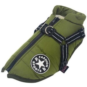 Unbranded (Green, XL) S5xl Winter Autumn Pet Vest Puppy Dog Cat Warm Padded Coat Zip Jacke Unbranded (Green, XL) S5xl Winter Autumn Pet Vest Puppy Dog Cat Warm Padded Coat Zip Jacke