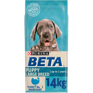 Purina Beta Puppy Large Breed Rich In Turkey, Dry Dog Food 14Kg Purina Beta Puppy Large Breed Rich In Turkey, Dry Dog Food 14Kg