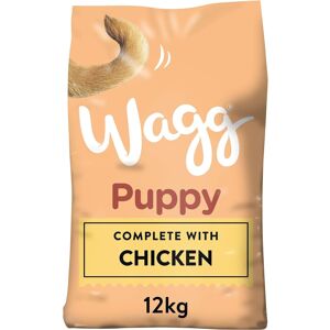 Wagg Complete Puppy Dry Dog Food Turkey & Rice 12kg - For Growing Puppies Wagg Complete Puppy Dry Dog Food Turkey & Rice 12kg - For Growing Puppies