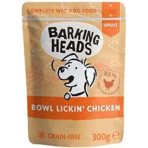 Barking Heads Wet Dog Food - Bowl Lickin' Chicken - No Artificial Flavours - Gra Barking Heads Wet Dog Food - Bowl Lickin' Chicken - No Artificial Flavours - Gra