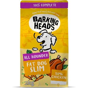 Barking Heads Complete Dry Dog Food 2kg - Adult All Hounder Fat Dog Slim Chicken Barking Heads Complete Dry Dog Food 2kg - Adult All Hounder Fat Dog Slim Chicken