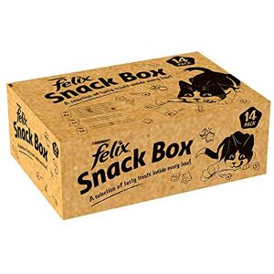 Felix Snack Box Cat Treat 765g (Pack of 14) Felix Snack Box Cat Treat 765g (Pack of 14)