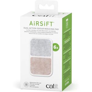 Catit AiRSiFT Dual Action Pads 6pk Catit AiRSiFT Dual Action Pads 6pk