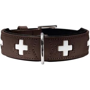 Dog Collar - Hunter - T-55 - Eco-Friendly Leather - Size 30 to 34.5 cm - Brown Dog Collar - Hunter - T-55 - Eco-Friendly Leather - Size 30 to 34.5 cm - Brown