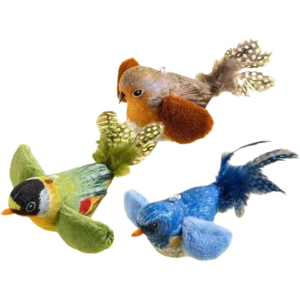 Unbranded 3Pcs Electronic Interactive Flying Bird Cat Toy Flapping Wings,Sparrow Flapping Unbranded 3Pcs Electronic Interactive Flying Bird Cat Toy Flapping Wings,Sparrow Flapping