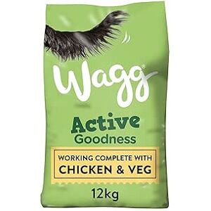 Wagg Active Goodness Complete Dry Dog Food Chicken and Veg 12kg Wagg Active Goodness Complete Dry Dog Food Chicken and Veg 12kg
