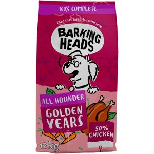 Barking Heads Complete Dry Dog Food 12kg - Senior All Hounder Golden Years Chick Barking Heads Complete Dry Dog Food 12kg - Senior All Hounder Golden Years Chick